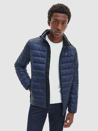 Calvin Klein Ruhák HU956710 | Calvin Klein Lightweight Férfi Pufi Dzseki Sötétkék